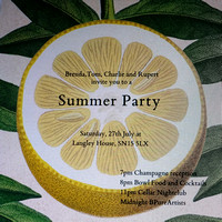BRENDA AND BOYS SUMMER PARTY 2019